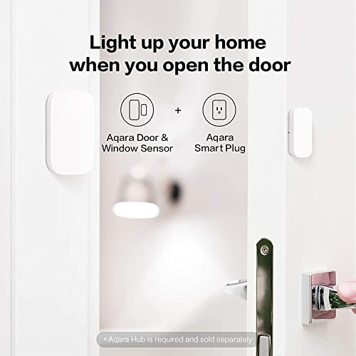 Aqara Zigbee Door and Window Sensor 3 Pack - Wireless Contact Sensors for Home Security