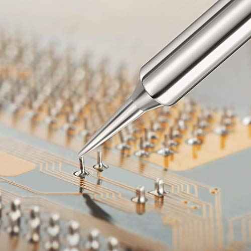 20 Pieces Replacement Soldering Iron Tips Soldering Iron Tips Replacement Pointed Fine Solder Tips Compatible with Hakko and More Tools (900M-T-I)