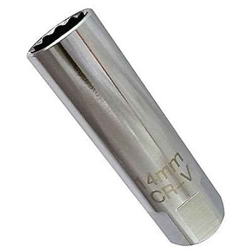 OSOF 14mm & 16mm Spark Plug Socket Thin Wall 12-Point Removal Tool 3/8 inch Square Drive Set