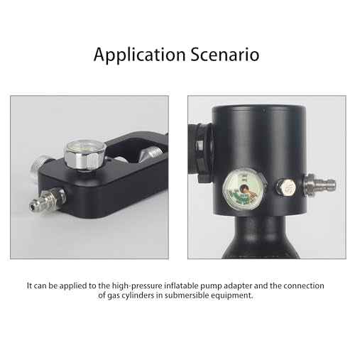 2PCS Male Thread Adapter, Stainless Steel 8mm Quick-Disconnect Plug, PCP Paintball Charging Fittings with Sealing O-Ring