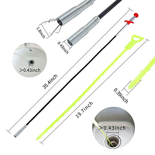 DR.PEN Flexible 35.4-Inch Claw Grabber Reacher Tool for Narrow Spaces