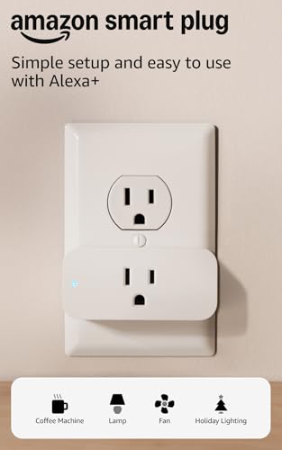 1-Pack Alexa-Compatible Smart Plug with Voice Control & Timer