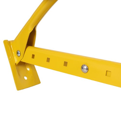 Masonry Tools Brick Tong Lifter, Adjustable Brick Tongs for Carrying Bricks Stone Slabs Clinker, Heavy-Duty Steel Brick Carrier with Coated Handle, Labor-Saving Professional Tongs (Yellow + 2 Pack)