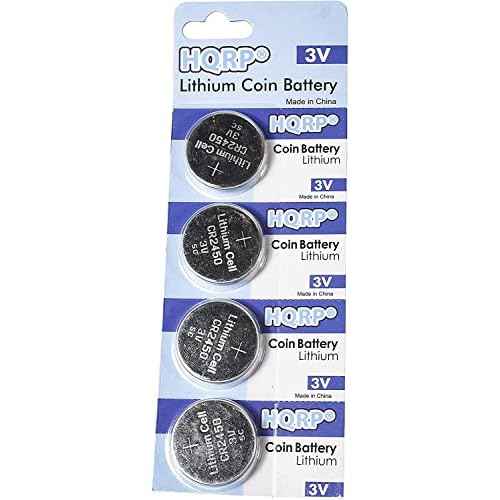 HQRP 4-Pack Lithium Battery Compatible with MyQ Garage Door Sensor