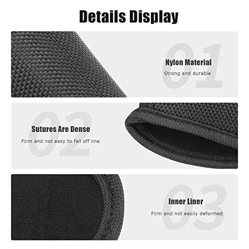 Flashlight Holster for Duty Belt, Open Top D Cell Compact Light Holder Case, Nylon Light Holster Pouch UIInosoo Carry Tactical Torch Handheld Flashlight