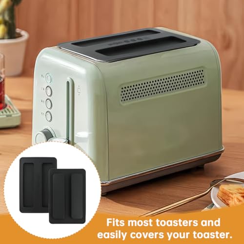 Zorivane 2 Pack Silicone Toaster Covers for 2-Slice Toasters