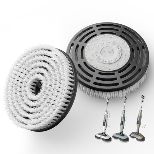 AIR U+ 2 Pack Upgraded Steam Mop Brush Pads (White) for Shark S8xxx/S7xxx Steam Mops