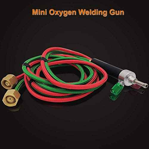 Mini Gas Little Torch Soldering Welding Gun Kit With 5 Tips fit for Hoses Jewelry Repair And Construction, Hobbyists, Crafts