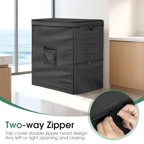 Deep Freezer Cover 7 Cu Ft, Waterproof Chest Freezer Cover with Zipper, Frigidaire Compatible