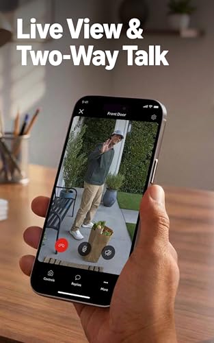 Ring Wired Doorbell 2K with Wide-Angle Video, 6x Zoom & Two-Way Talk - Newest Model - Doorbell Variation