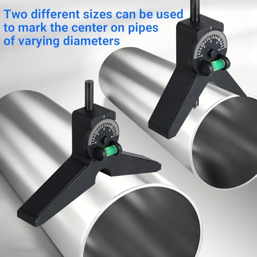 Magnetic Center Finder, Y-Shape Pipefitter, Protractor, 3-Piece