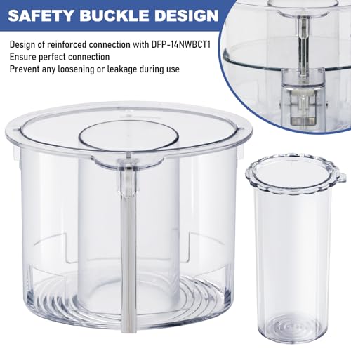 IHOUMEX 14-Cup Large & Small Pusher DLC-2014PT1/1-1, 4-Tab Bowl Cover DLC-005AGTXT1 Fits DFP-14
