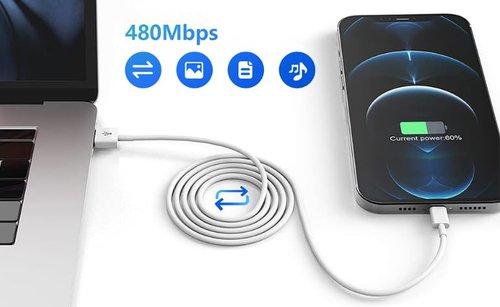 Lightning Data Cable 3Pack, 6/6/6ft Fast Charging, High-Speed Data Synchronization Transfer, Suitable for iPhone 14/13/12/11 Pro Maxetc.