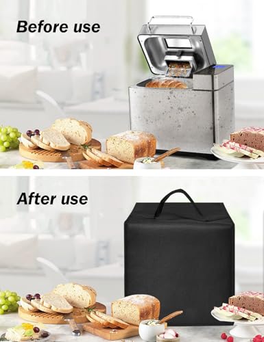 Bread Maker Cover for KBS 17-in-1 Bread Maker - Dual Heaters, 2LB (Black) by EiiJugaloo