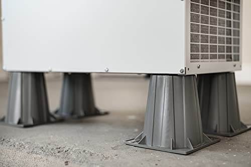 Aprilaire 5879 Dehumidifier Risers Kit for E070–E080–E100 Series (6-in Height, 4-Packs)
