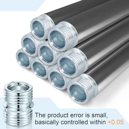 8 Pcs Coarse Thread Connectors 3/4 Inch Wire Shelving Pole 16 Teeth Wire Shelf Fittings Metal Shelf Unit Replacement Accessories for Wire Rack Poles Metal Shelving Parts