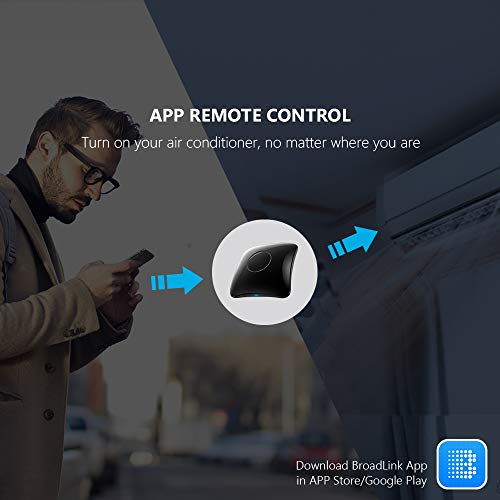 BroadLink RM4 Pro IR & RF Universal Remote - Wi-Fi Hub for TV, AC, STB, Alexa & Google