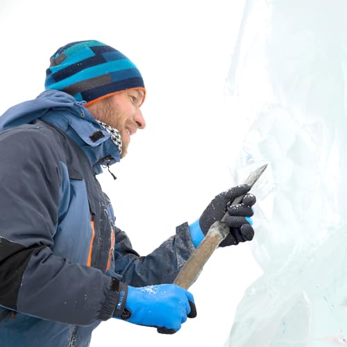 KAYGO Winter Waterproof Thermal Work Gloves, Double Latex Coated, Insulated Warm Liner For Cold Weather, KG145