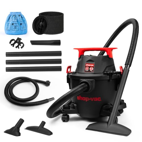 Shop-Vac 4 Gallon 4 Peak HP Wet Dry Vacuum with Blower - Portable Garage & Workshop Cleaner
