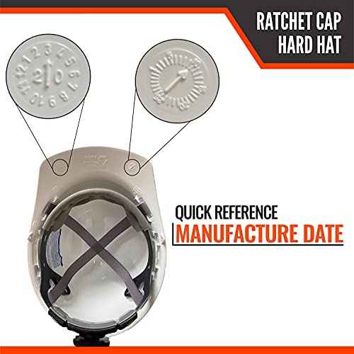 Malta Dynamics Hard Hat ? Cap-Style Construction and Safety Hard Hats for Men and Women, 4 Pt. Hard Hat Suspension System, OSHA & ANSI Compliant, Made in The USA