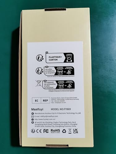 Mastfuyi Network Cable Tester, Line Finder with Probe Tone, Wire Tracker Multifunction, RJ11 RJ45 Cable Tracer, Telephone Line Test, Ethernet LAN Network Cat5 Cat6 Cable Maintenance Collation