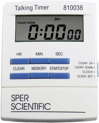 Sper Scientific Talking Lab Countdown Timer - 1 Pack