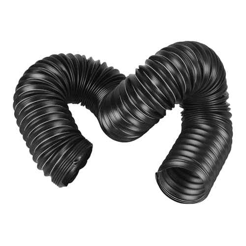2 1/2'' x 36'' Dust Collection Hose Flexible for Drill Press, Woodworking and Wood Shop Dust Collection System 2.5 Inch Dust Collector Hose 1Pcs