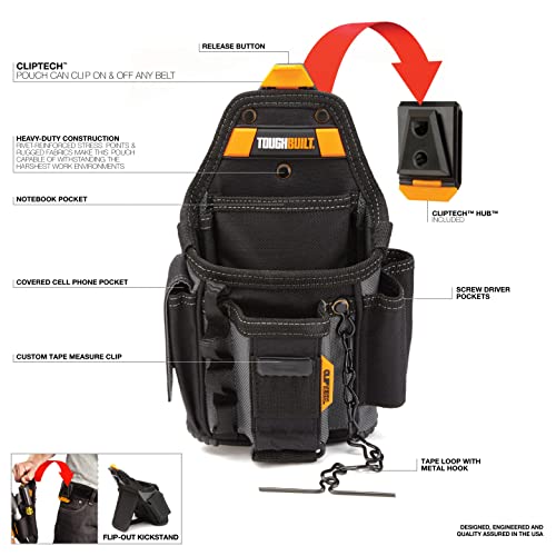 TOUGHBUILT TOU-CT-34 Small Electricians Pouch