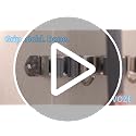Voze Silver 5 Racks & 4 Hooks Wall Mount Mop & Broom Organizer