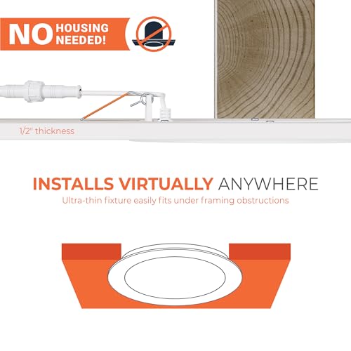 HALO HLB Canless 6 Inch LED Recessed Lighting 5CCT Dimmable, Model 1