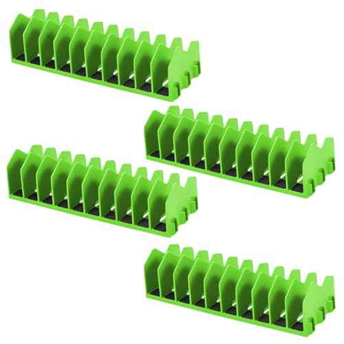 Plier Rack, 4 Pack Tool Drawer Organizer with Non-Slip Rubber Base, 10 Slot Pliers Tool Organizers for Toolboxes
