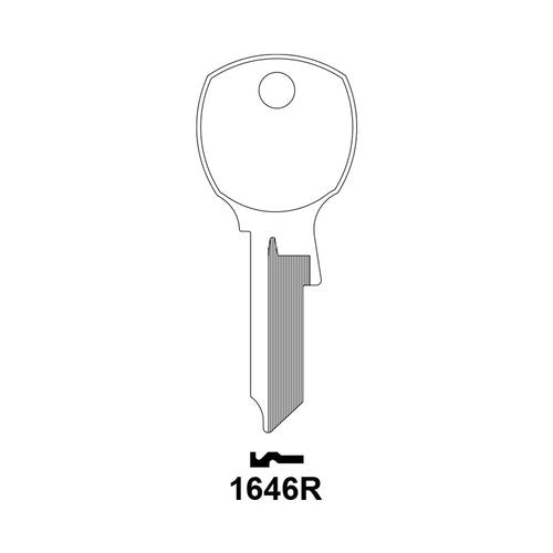 1646R Key Blank – Nickel