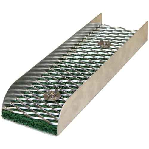 Sluice Fox Pocket Gold Sluice Box - 12 inch Portable Aluminum Alloy Mini Sluice Box with Miner's Moss and V Matting - Prospecting Sluice for panning Tool Kits