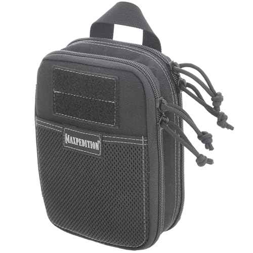 MAXPEDITION Double-Decker EDC Pocket Organizer (5¡± x 2.5¡± x 7¡±) EDC Pouch, Tactical Tool Pouch for Organization, MOLLE Accessories for Everyday Carry, 0247