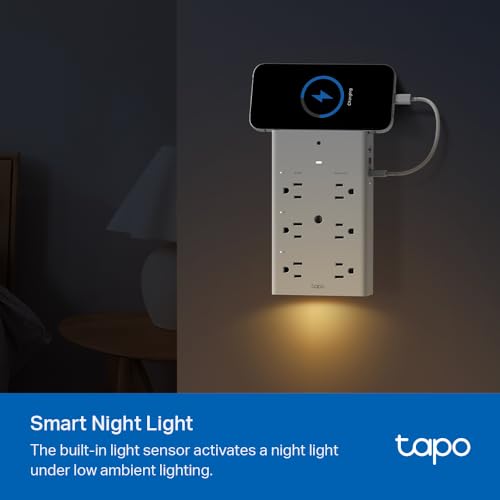 Tapo P306 Smart Wi-Fi Outlet Extender with HomeKit Compatibility, 3 Smart Outlets & USB Ports