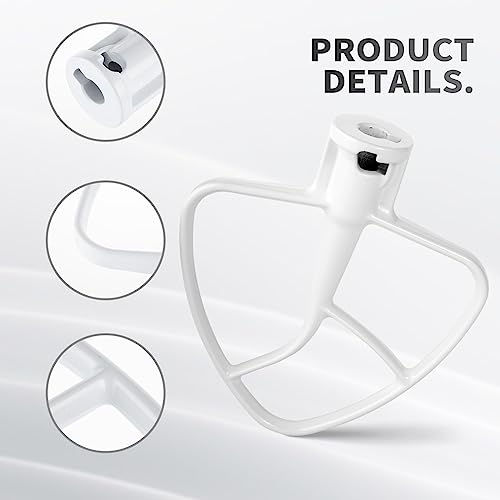 ABTER Replacement K45B Coated Flat Beater for KitchenAid Tilt-Head Stand Mixers K45/K45SS/KSM75/KSM90