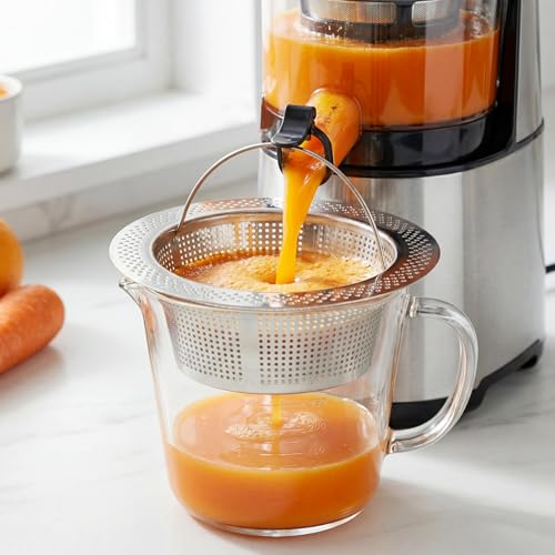 KZTRQAML Juicer Strainer for Nama J2 Cold Press Juicer – Fine Mesh Pulp Filter