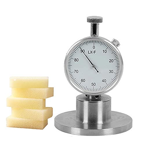 HFBTE Soft Sponge Hardness Tester Soft Foam Sclerometer Durometer Needle Type for Soft Foam Polyurethane Foam Rubber Hardness Measurement