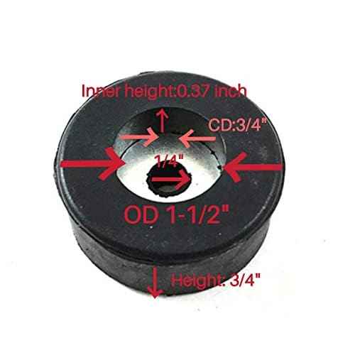 Masmoc Air Compressor Rubber Feet Foot Mount Vibration Pads Set of 4