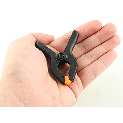 Nylon Spring Clamp JianLing 10pcs 2" Black Plastic Quick Grips Clips Grip Model Making Jewellery Craft Tools