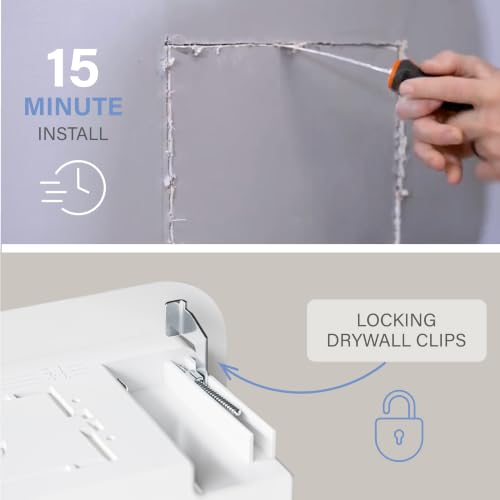 Legrand OnQ 9-In Wall Media Box for Cable & Device Management