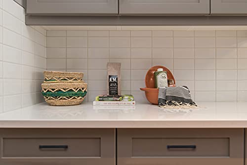 Ravinte Matte Black 3 Inch Cabinet Handles 30 Pack - Solid Zinc Pulls with Fingerprint-Resistant Finish