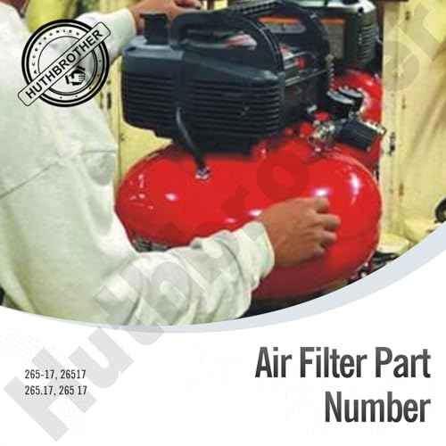 5140118-80 / Z-CAC-291-1, 5140118-79 Valve Plate Head Gasket and 265-17 air Filter, Compatible with Craftsman Porter Cable air Compressor - Prevent Air Leakage Between Crankcase Cylinder