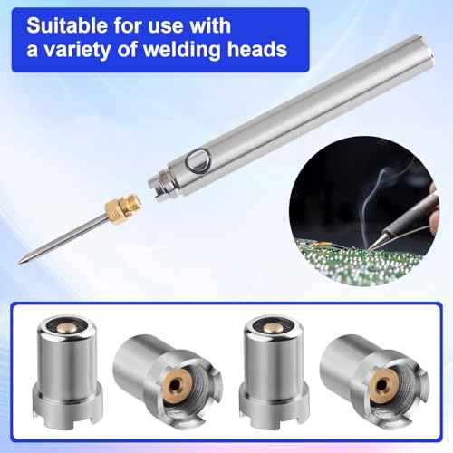 4pcs Threaded Adapters, Stainless Steel Thread Screw Converter, Soldering Iron Adapter Connector Accessories for Circuit Board Check Repair- Silver