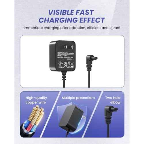 Replacement Charger for Black and Decker 90602522-01 N561340 HHVJ315JD10 HHVJ315JMF71 HHVK320J10 HHVK320JZ01 HHVK320J61 Power Supply Cord Adapter