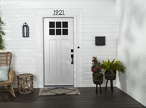 Rust-Oleum Advanced Dry Door & Trim Paint Satin White Quart - Ready to Use, Fast-Drying