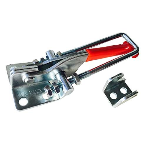 Smoker Toggle PULL Latch, BBQ smoker lid clamp. Flat mount PULL (1)