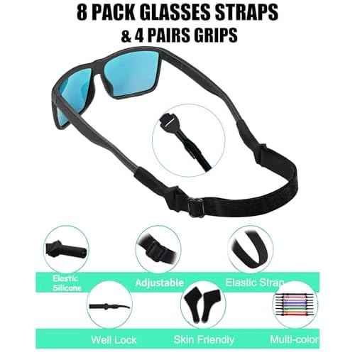 Kids Glasses Strap for Boys, Toddler Glasses Strap for Kids(6.5-10"),Eye Glass Ear Gripper-Eyeglass Ear Grips