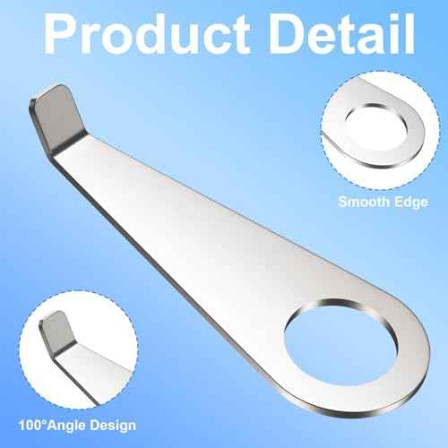 Ring Video Doorbell Key Replacement Tool, Doorbell Camera Opening Key Tool Compatible with Ring Battery Doorbell (2024 Release) with Small No Soliciting Signs, Secure Removal Key Tool (2 Pcs)