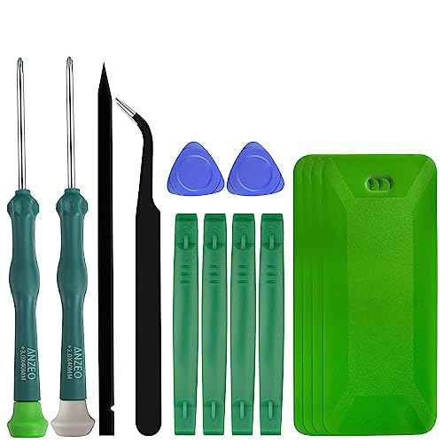 Tool Kit for Steam Deck, Philips Screwdriver for Steam Deck Battery Replacement with Tweezers, Opening Pry Bar & Plastic Cards